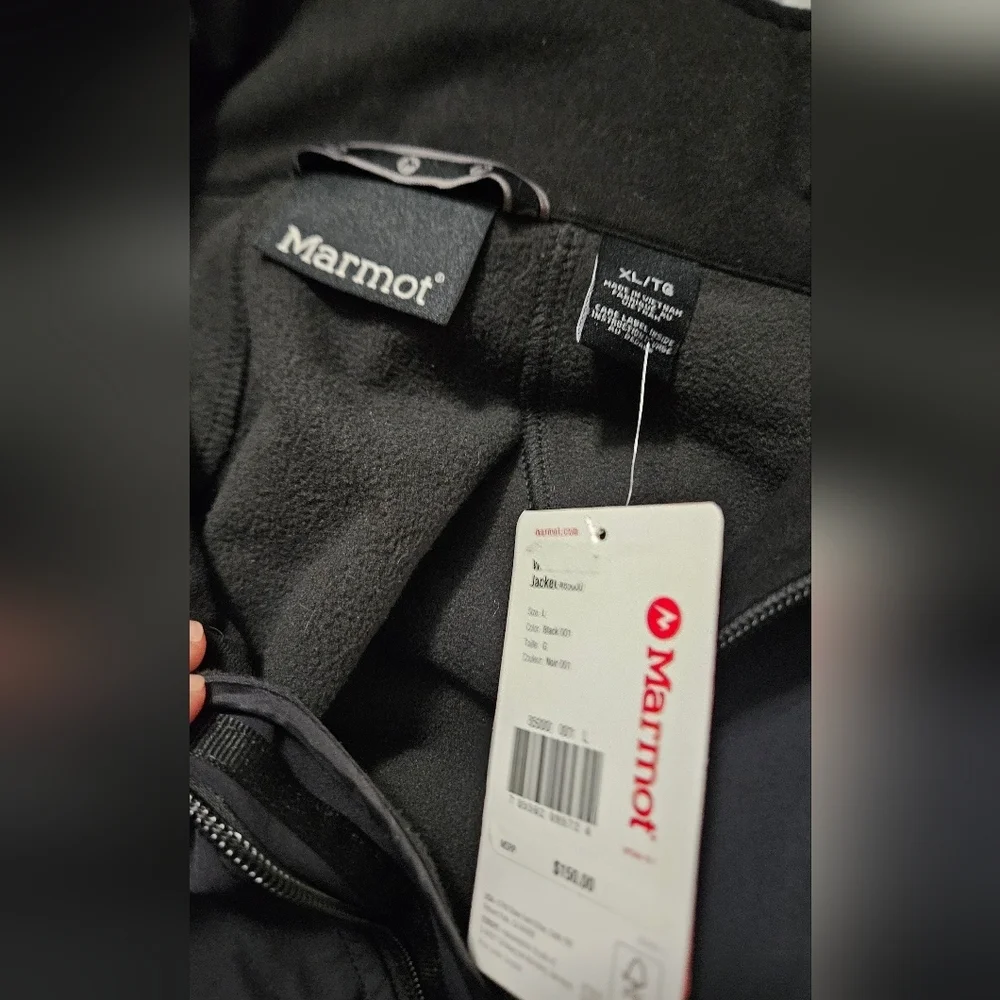 MARMOT Tesla Soft Shell Gravity Jacket  In Black. Size XL Unisex - Picture 2 of 15